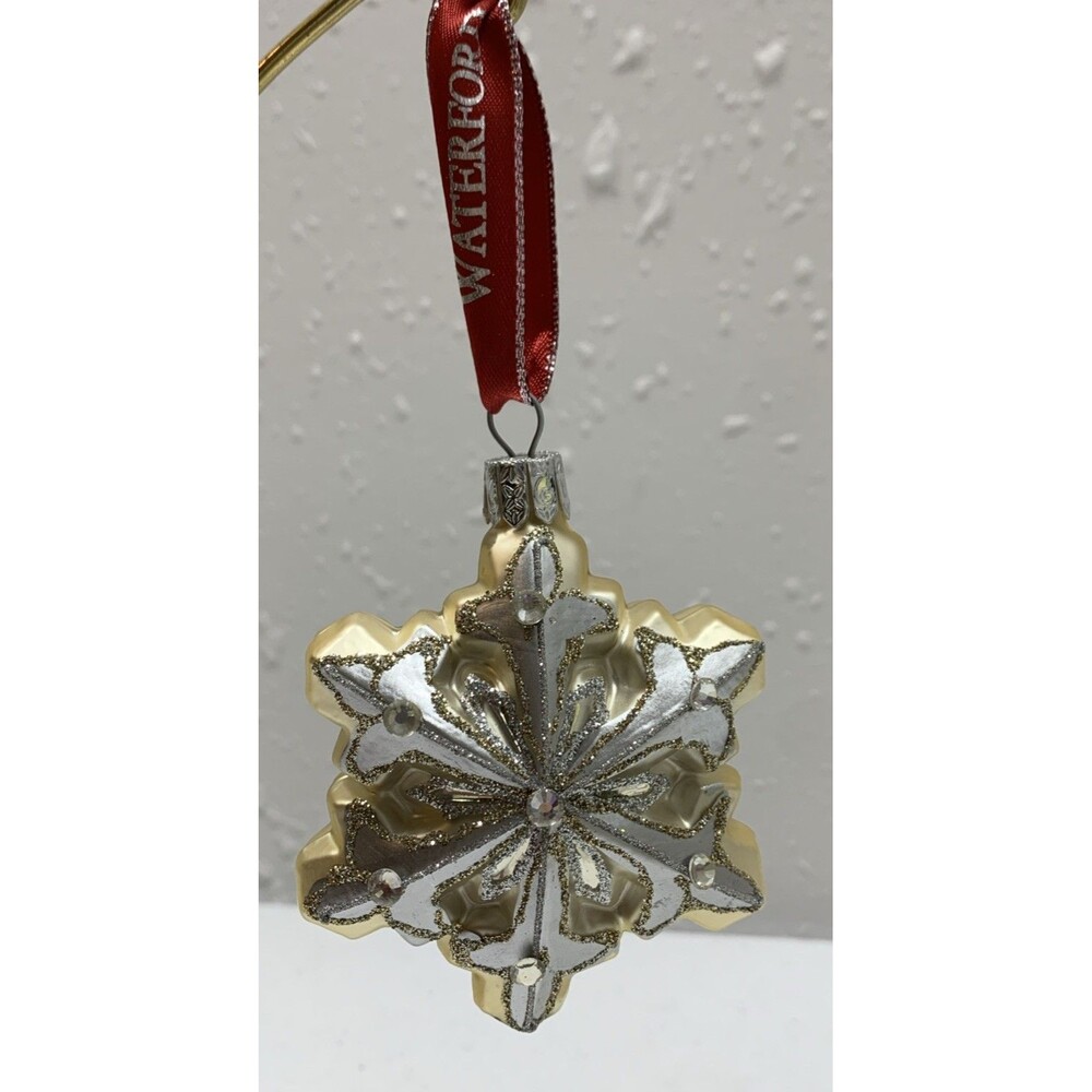 Waterford Crystal Holiday Heirlooms Lismore 60th Snowflakes  Ornaments